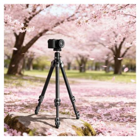 SmallRig 5478 - przenośny zestaw fotograficzny, statyw Carbon + głowica kulowa - przykład użycia